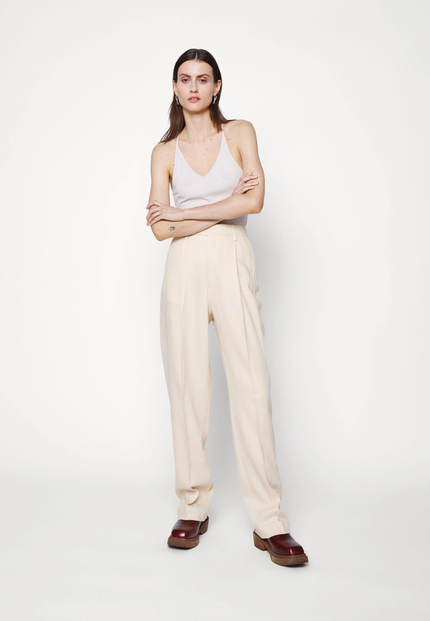 Filippa K Julie Trousers - Broek - Dusty Beige 7 Filippa K Julie Trousers - Broek - Dusty Beige - Afbeelding 5