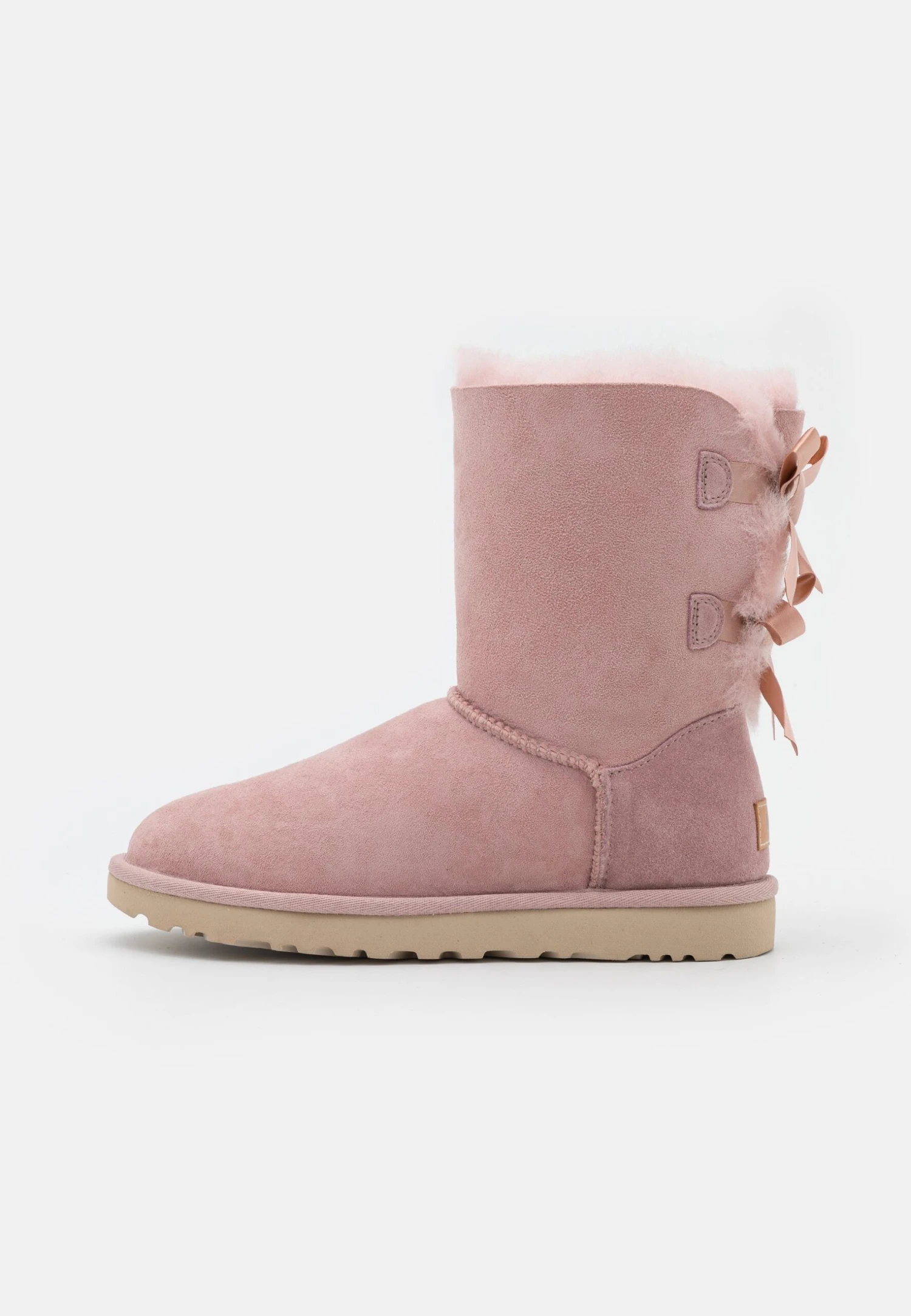 Ugg Bailey Bow - Korte Laarzen - Rose Grey 4 Ugg Bailey Bow - Korte Laarzen - Rose Grey - Afbeelding 2