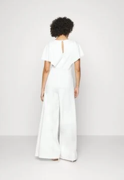 Wedding Betty V Neck Wrap - Jumpsuit - White -Selecteer Dameswinkels bbbcfd661b3c405694375806b0ea546a