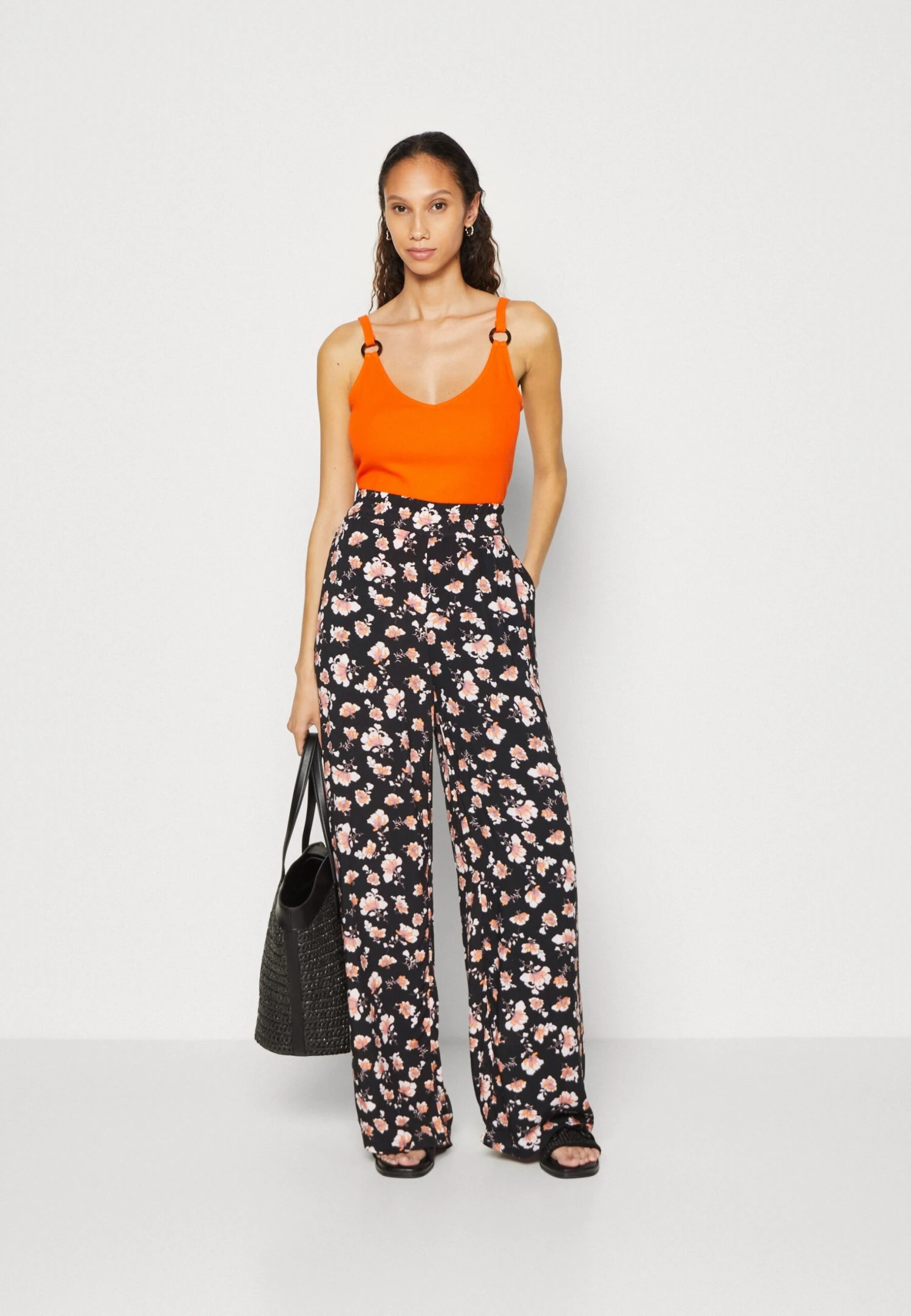 Anna Field Broek - Black/Multi-Coloured 4 Anna Field Broek - Black/Multi-Coloured - Afbeelding 2