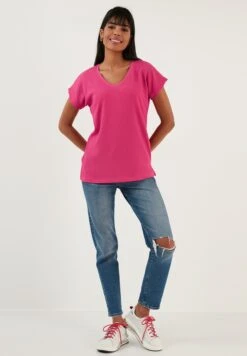 LELA Regular Fit - Blouse - Fuchsia 13 LELA Regular Fit - Blouse - Fuchsia -Selecteer Dameswinkels c371d8e12a3449b4aedcf56a6a0e868f