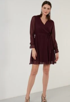 LELA Mini- Jurk - Purple -Selecteer Dameswinkels c600d0b132694f5b9f658418df166751