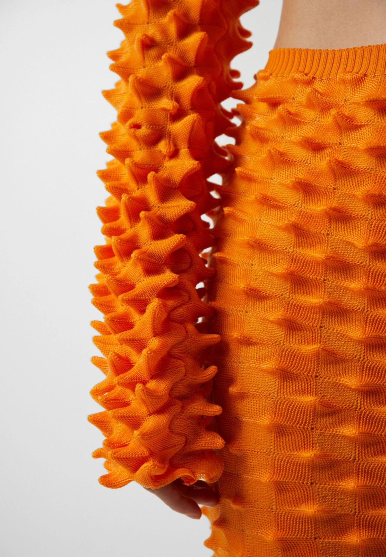 Spiky Cardigan - Vest - Orange 8 Spiky Cardigan - Vest - Orange - Afbeelding 6