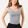 LELA Regular Fit - Top - Grey -Selecteer Dameswinkels ca0e4fe4f9804ed39d29f84ce575efb2
