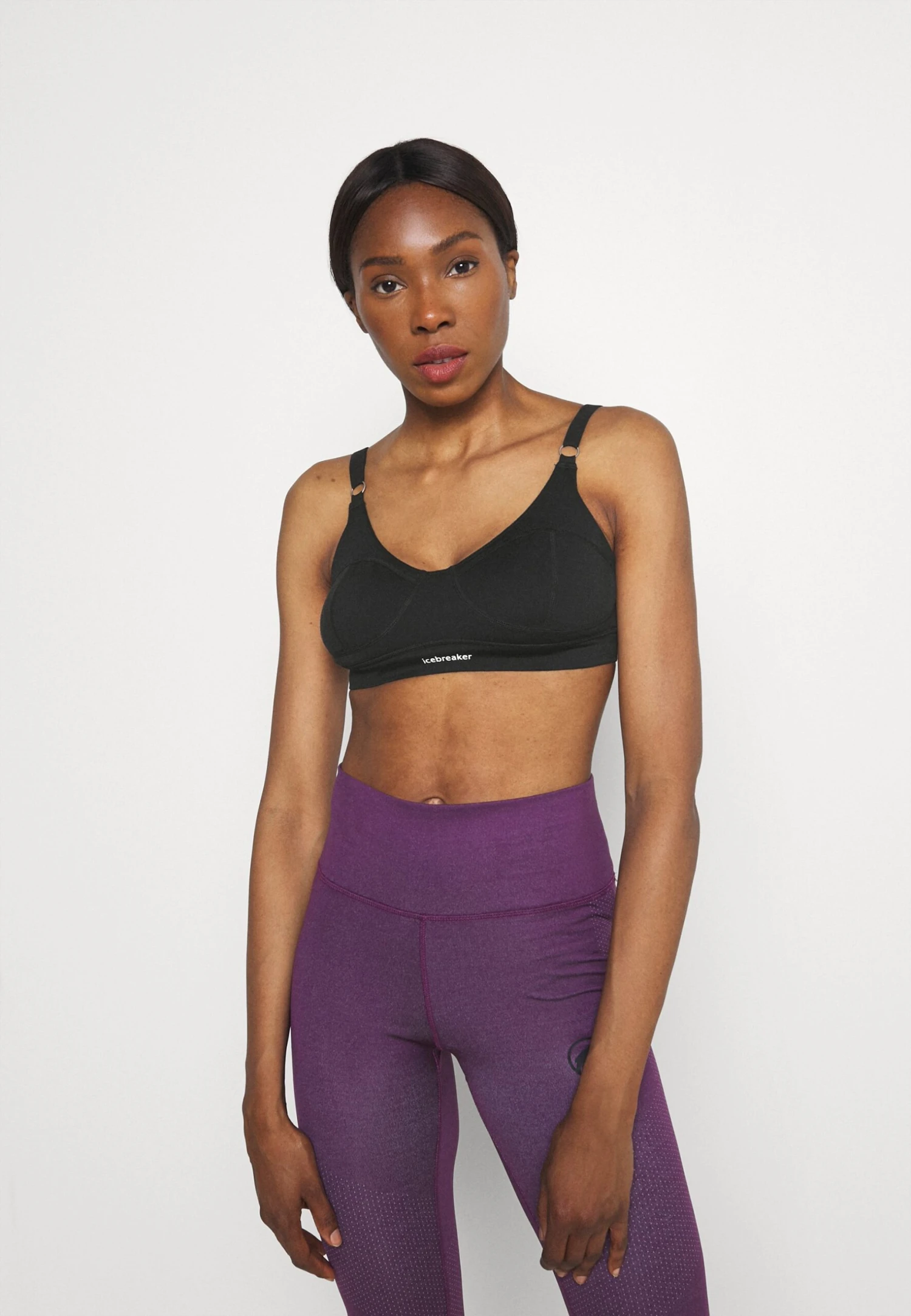 Icebreaker Merino Queens Clasp Bra - Sport Bh - Black 3 Icebreaker Merino Queens Clasp Bra - Sport Bh - Black