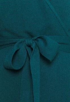 Anna Field Wrap V Ausschnitt Mini Strickkleid Mit Gürtel - Etui-Jurk - Deep Teal -Selecteer Dameswinkels ce53a6620ca046b6a27233a971b7b11b