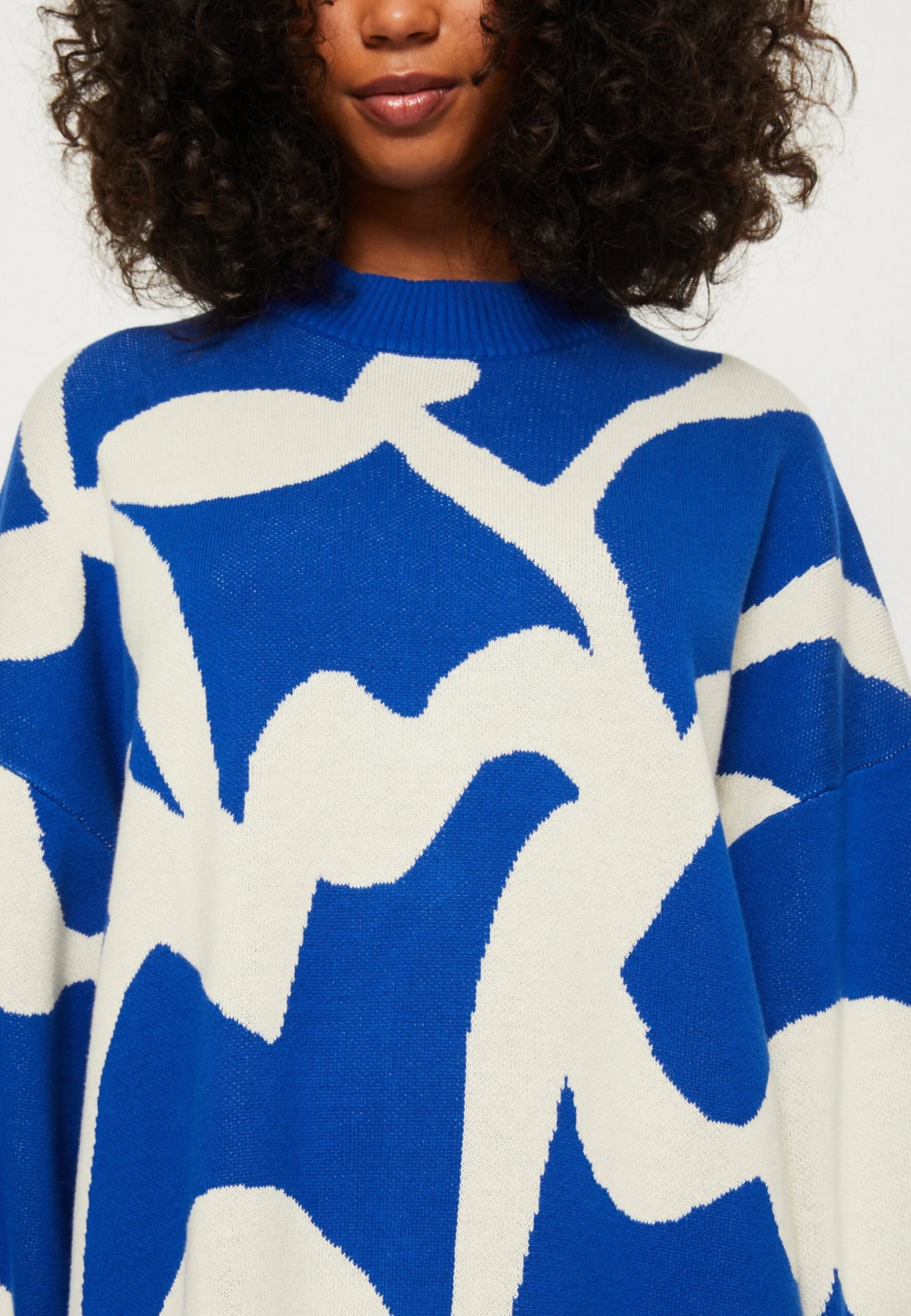 Monki Lisen Dress - Gebreide Jurk - Light Blue 8 Monki Lisen Dress - Gebreide Jurk - Light Blue - Afbeelding 6