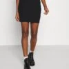 Even&Odd Basic Mini Ribbed Skirt - Kokerrok - Black -Selecteer Dameswinkels d630847e2ebe46acbeeb87078a61e321