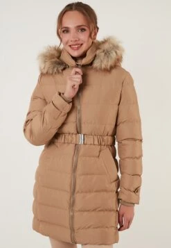 LELA Regular Fit - Winterjas - Camel -Selecteer Dameswinkels d631c80c88094c5d97da1a7c910ad2a4