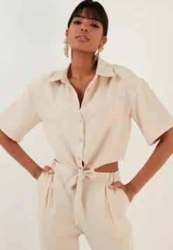 LELA Regular Fit - Overhemdblouse - Stone -Selecteer Dameswinkels d67a210e9a0242fcaf535070921a6a90