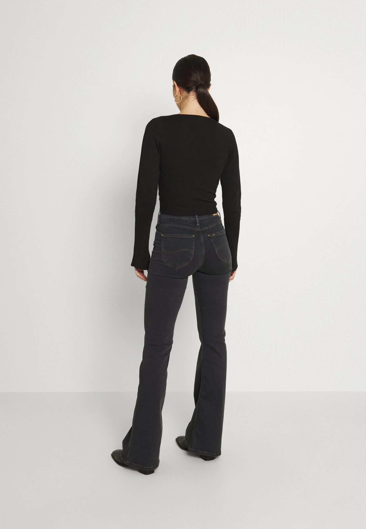 Lee Breese - Flared Jeans - Washed Black 5 Lee Breese - Flared Jeans - Washed Black - Afbeelding 3