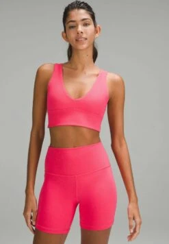 Lululemon Alignâ„¢ V-Neck A/B - Sport-Bh Met Medium Support - Lip Gloss