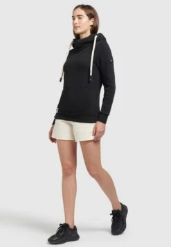 Khujo Rhabea - Hoodie - Schwarz -Selecteer Dameswinkels e1ec46cf026b4a67b1756ea6b2779941