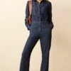 Next Button Through Boilersuit Petite - Jumpsuit - Rinse -Selecteer Dameswinkels e6a341d9d547456295aad692e01a4e19