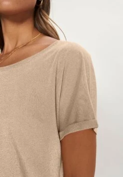 Mos Mosh Kay Tee - T-Shirt Basic - Gold -Selecteer Dameswinkels f17c78270f854f128528074fdcbf0a3c