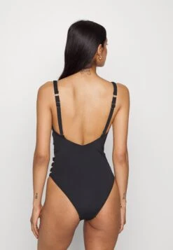 Seafolly Collective Gathered Strap One Piece - Badpak - Black -Selecteer Dameswinkels f6ce77ed3eca4b5380dddf49784c3e4a