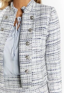 Faina Bouclé - Blazer - Blau Mehrfarbig 10 Faina Bouclé - Blazer - Blau Mehrfarbig -Selecteer Dameswinkels f8509fe12c2a4505be7d60002b7c5323