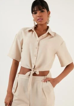 LELA Regular Fit - Overhemdblouse - Stone -Selecteer Dameswinkels fa6d3fc56307430f94e0bd3b7b5c8ff8