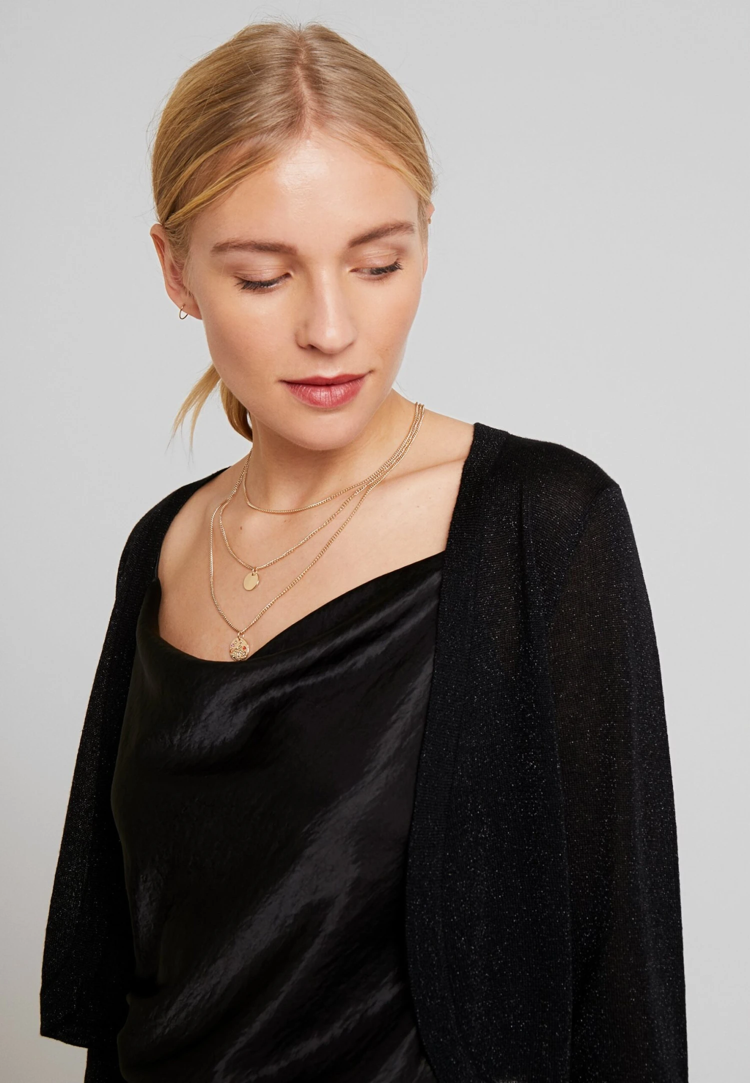 Kaffe Kaankra Bolero - Vest - Deep Black 6 Kaffe Kaankra Bolero - Vest - Deep Black - Afbeelding 4